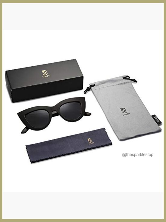 Retro Small Cat Eye Sunglasses UV400 Protection Polycarbonate Lenses main image 5